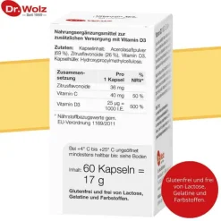 Vitamin D3 1000 I.E. plus Dr. Wolz Kapseln, 60 St