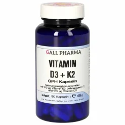 Vitamin D3 + K2 GPH Kapseln, 90 St> Vitamin K|Vitamin D (Colecalciferol)