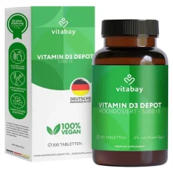 Vitamin D3 Depot 5000 I.E. Cholecalciferol Tabletten , 300 St