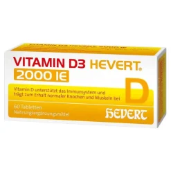 Vitamin D3 Hevert 2.000 I.E. Tabletten, 60 St