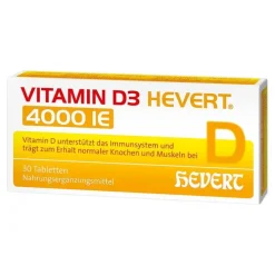 Hevert Vitamin D3 4.000 I.E. Tabletten, 30 St> Vitamin D (Colecalciferol)