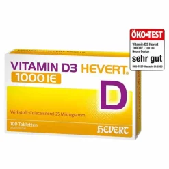 Hevert Vitamin D3 1000 I.E. Tabletten, 100 St> Vitamin D (Colecalciferol)