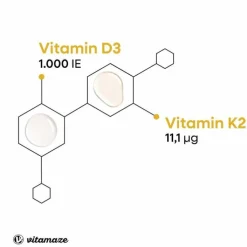 Vitamin D3 K2 1000 I.E. / 10 µg Tropfen hochdosiert, 50 ml