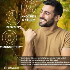 Vitamin D3 K2 1000 I.E. / 10 µg Tropfen hochdosiert, 50 ml