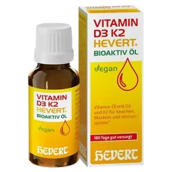 Hevert Vitamin D3 K2 Bioaktiv Öl, 20 ml> Vitamin K|Vitamin D (Colecalciferol)