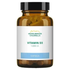 Heidelberger Chlorella Vitamin D3 Kapseln, 60 St> Vitamin D (Colecalciferol)