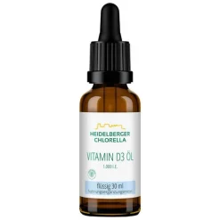 Heidelberger Chlorella Vitamin D3 Öl Tropfen zum Einnehmen, 30 ml> Vitamin D (Colecalciferol)