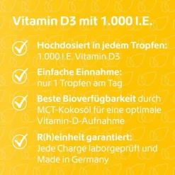 Vitamin D3 Tropfen 1.000 I.E., 50 ml