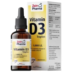Vitamin D3 Tropfen 1.000 I.E. 2100 Trop.ZeinPharma, 50 ml