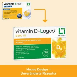 Dr. Loges Vitamin D-Loges 5.600 I.E. Kautabletten, 15 St> Vitamin D (Colecalciferol)