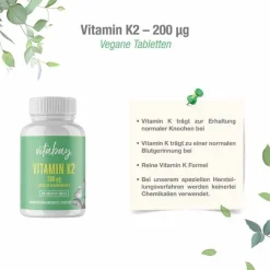 Vitabay Vitamin K2 200 µg MK-7 vegan Tabletten, 240 St><noscript><img width=