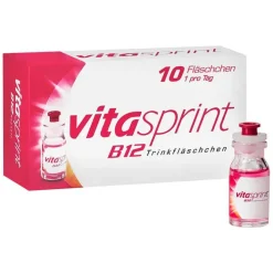 Vitasprint B12 Trinkfläschchen mit Vitamin B12 für mehr Energie, 10 St> Vitamin B12 (Cobalamin)