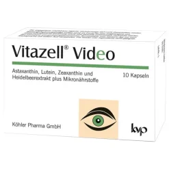 Vitazell Video Kapseln, 10 St> Lutein|Astaxanthin