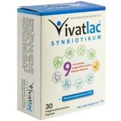 Vivatlac Synbiotikum magensaftresistente Kapseln, 30 St> Bakterienkulturen