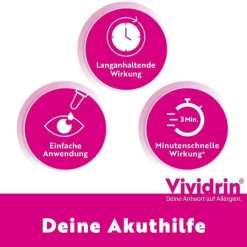 Vividrin ® Azelastin Augentropfen Akuthilfe bei Heuschnupfen und Allergien, 6 ml><noscript><img width=