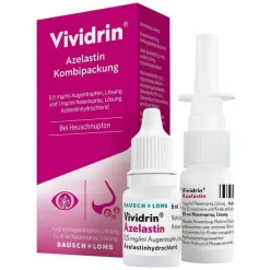 Vividrin® Azelastin Kombipackung bei Heuschnupfen & Allergien, 1 P