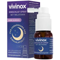 vivinox® Einschlaf-Spray mit Melatonin bei Einschlafstörungen, 30 ml
