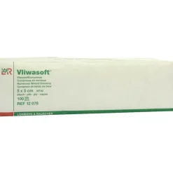 Vliwasoft Vlieskompressen 5x5cm 6-lagig unsteril, 100 St