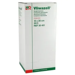 Vliwazell Kompressen 10x20cm steril, 30 St> Sterile Kompressen