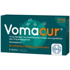 Vomacur ® 70 mg Zäpfchen, 5 St>Kinder Übelkeit & Erbrechen