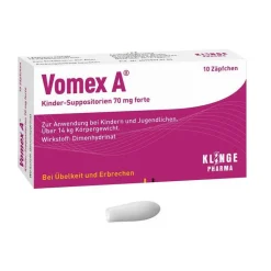 Vomex A® Kinder-Suppositorien 70 mg forte, 10 St