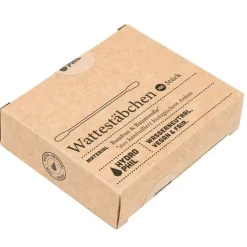 Wattestäbchen aus Bambus & Bio-Baumwolle Hydrophil, 100 St