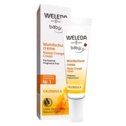 Weleda Calendula Wundschutzcreme parfümfrei, 10 ml>Kinder Haut- & Haarpflege|Spezielle Anwendungen