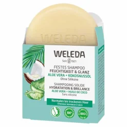 Weleda festes Shampoo Feuchtigkeit & Glanz, 50 g> Haarpflege|Shampoos