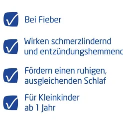 Weleda Fieber- und Zahnungszäpfchen, 10 St>Kinder Kinder & Säuglinge|Für Unterwegs