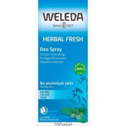 Weleda Herbal Fresh Deo Spray Salbei, 100 ml