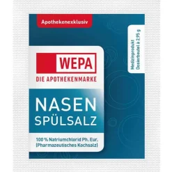 Wepa Nasenspülkanne mit 10x2,95 g Nasenspülsalz, 1 P