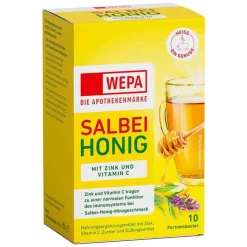 Wepa Salbei + Honig + Vitamin C + Zink Pulver, 10X10 g