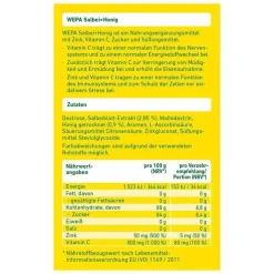 Wepa Salbei + Honig + Vitamin C + Zink Pulver, 10X10 g