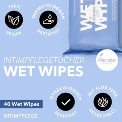 Loovara Wet Wipes Intimpflege-Tücher, 40 St><noscript><img width=