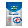 Wick Tripleaction Menthol & Cassis Bonbons ohne Zucker, 72 g> Husten & Halsbonbons