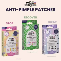Wild Stripes Anti-Pickel Patches Groovy Recover, 24 St><noscript><img width=