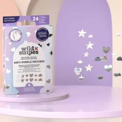 Wild Stripes Anti-Pickel Patches Holo Clear, 24 St