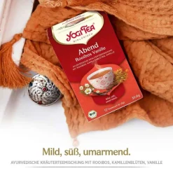 Yogi Tea Abend Roiboos mit Vanille Filterbeutel 1,8g, 17X1.8 g