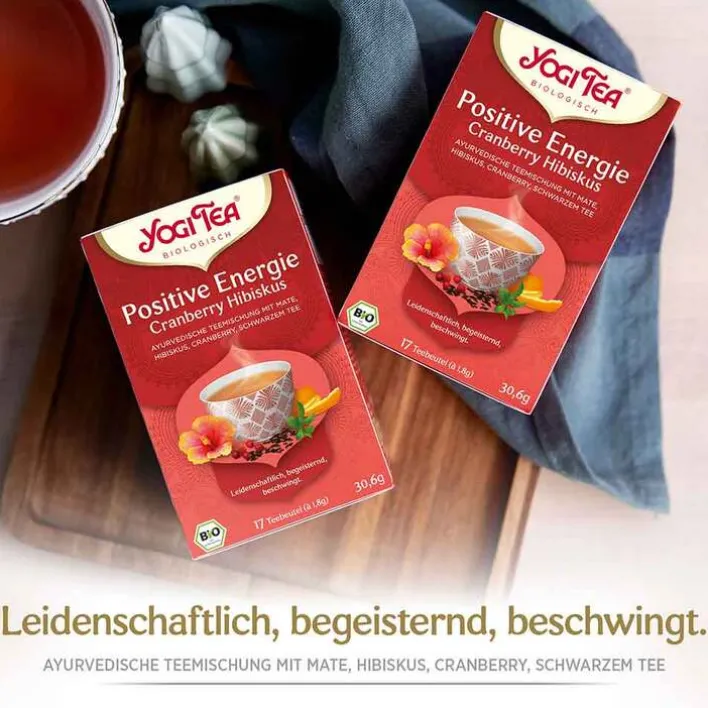 Yogi Tea Positive Energie Cranb.Hibiskus Fbeutel 1,8g, 17X1.8 g> Yogi Tee
