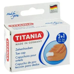 Titania Zehenhauben 2 klein und 1 groß , 3 St> Pflaster & Zehenpolster