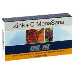Zink + C Menssana Lutschtabletten, 30 St> Zink