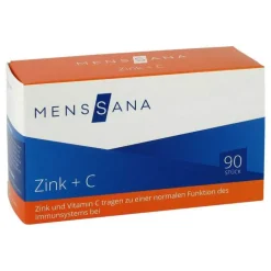 Menssana Zink + C Lutschtabletten, 90 St> Zink