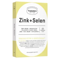 Twardy Zink + Selen Kapseln vegan, 40 St> Zink|Selen