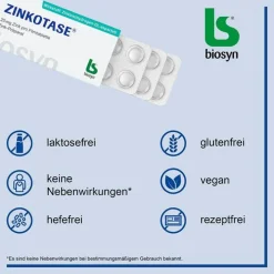 Biosyn ZINKOTASE® Filmtabletten, 50 St><noscript><img width=