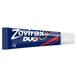 Zovirax ® DUO Creme bei Lippenherpes. 5 % Aciclovir, 1 % Hydrocortison, 2 g> Lippenherpes