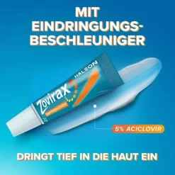 Zovirax Lippenherpescreme. 5 % Aciclovir, 2 g